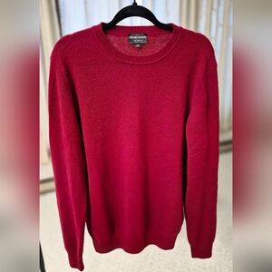 Emporio Armani Rich Red Crewneck Sweater